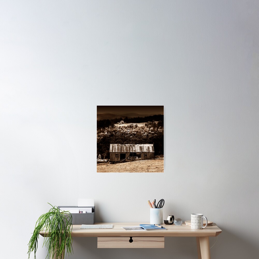Huon Hut Poster