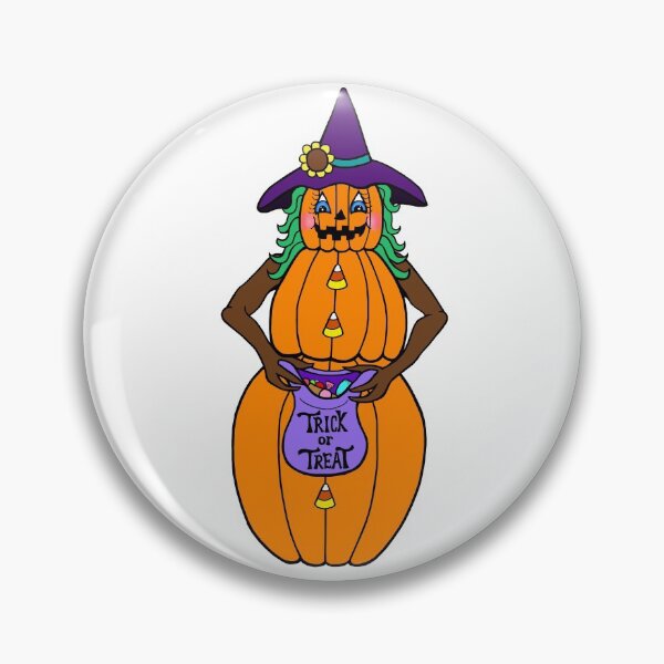 Item preview, Trick Or Treat Halloween Pumpkin Witch  designed and sold by Deborah Camp.