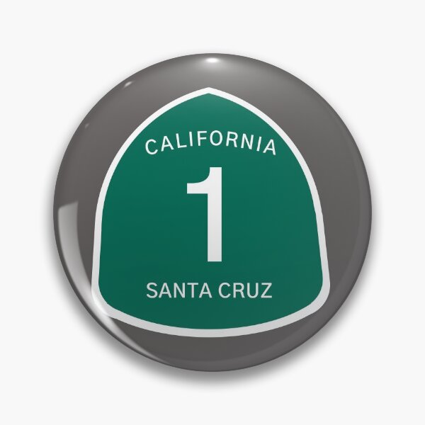 Item preview, Highway 1 Sign: Santa Cruz, California designed and sold by milesmoriarty.