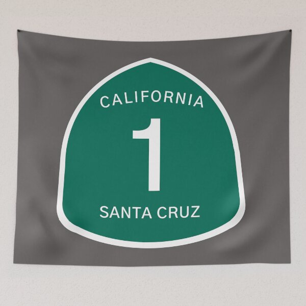 Item preview, Highway 1 Sign: Santa Cruz, California designed and sold by milesmoriarty.