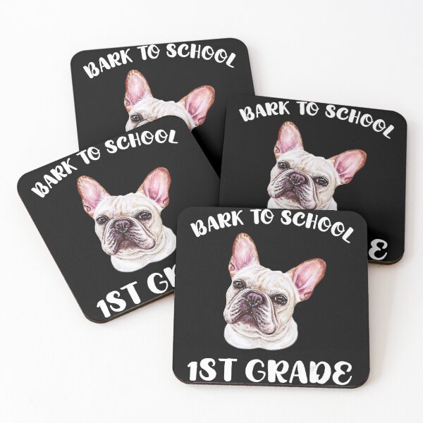Item preview, 1st Grade Cute French Bulldog Quote Funny Dog Back to School designed and sold by Turnershophot.