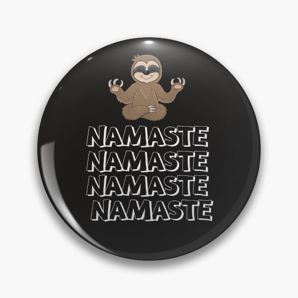 Item preview, Namaste Sloth UniSex T-Shirt and Merchs designed and sold by Achidesign.
