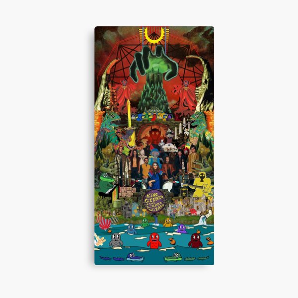 Item preview, King Gizzard and the Lizard Wizard Collage - all proceeds to charity - King Gizzard's Altered Beasts Club Band designed and sold by bmangoz.