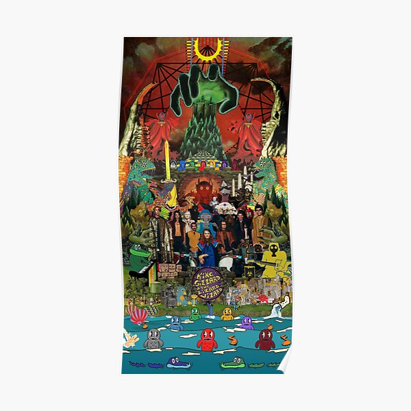 King Gizzard and the Lizard Wizard Collage - all proceeds to charity - King Gizzard's Altered Beasts Club Band Poster