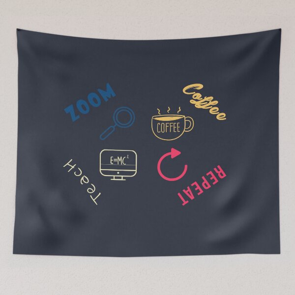 Item preview,  Coffee Zoom Teach Repeat designed and sold by GranadaStore.