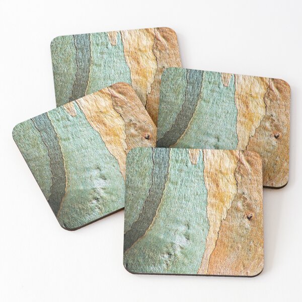 Item preview, Eucalyptus Tree Bark Wood Abstract Colorful Texture Macro  designed and sold by Anna Lemos.