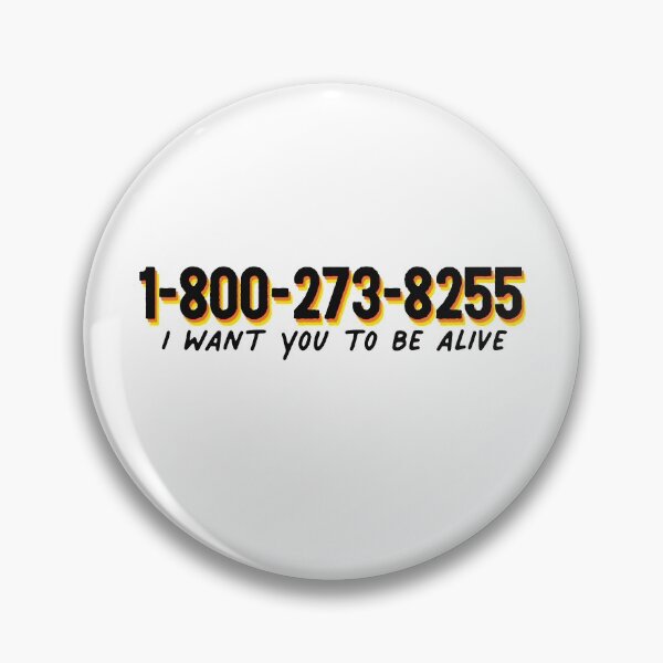 Item preview, Suicide Hotline Yellow I Want You To Be Alive designed and sold by sharedipmemes.
