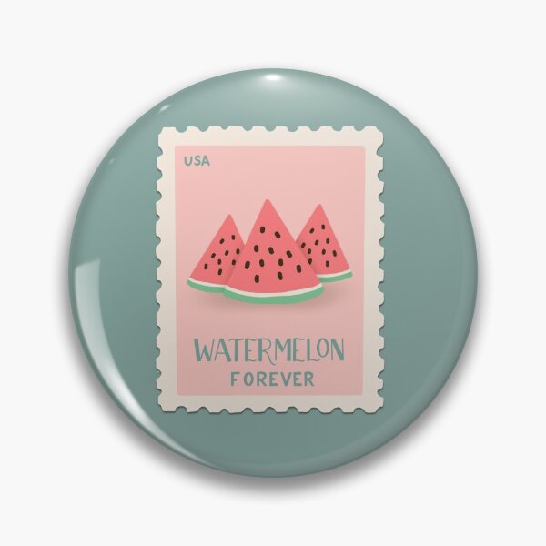 Item preview, Watermelon Stamp designed and sold by designwithmina-.