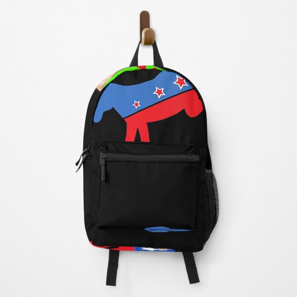 Item preview, Anti Trump Democratic Mule Kicks Trump & Republican Elephant designed and sold by Turnershophot.