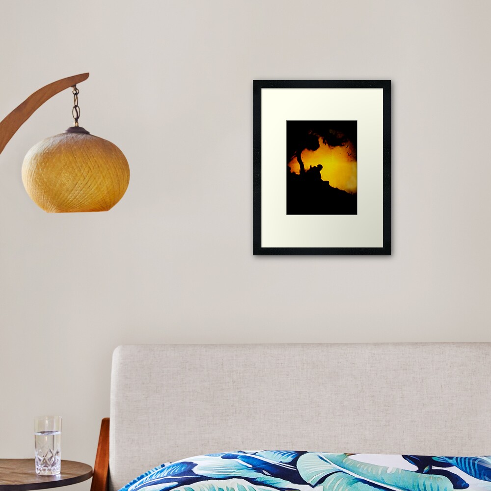 My life is enough Framed Art Print