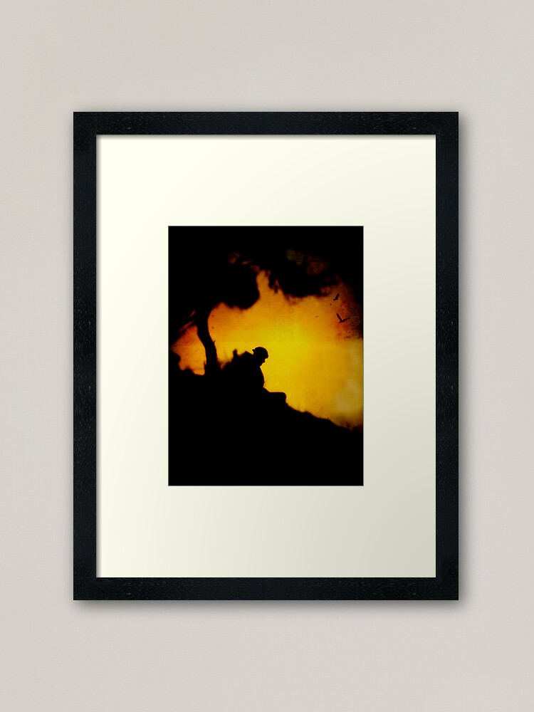 Alternate view of My life is enough Framed Art Print