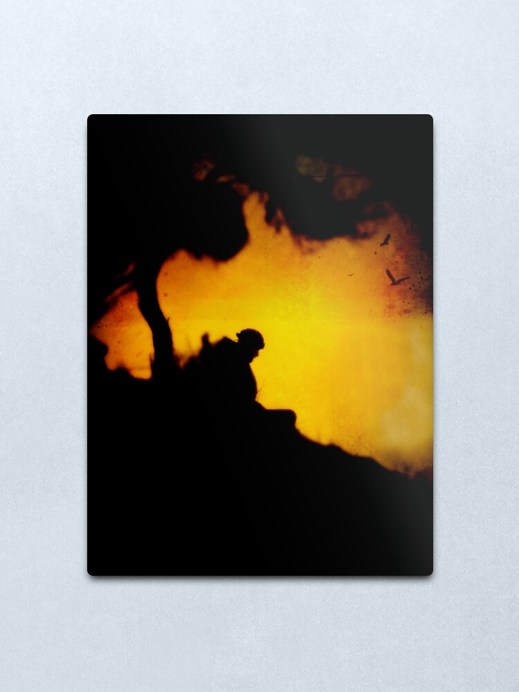 Alternate view of My life is enough Metal Print