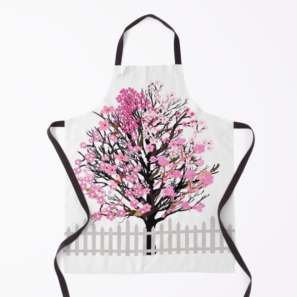 Item preview, Cherry Blossom Tree with Picket Fence designed and sold by designlee.