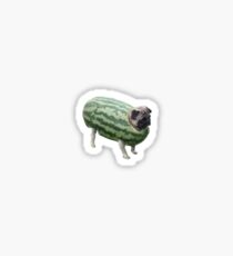 Pug Melon Sticker