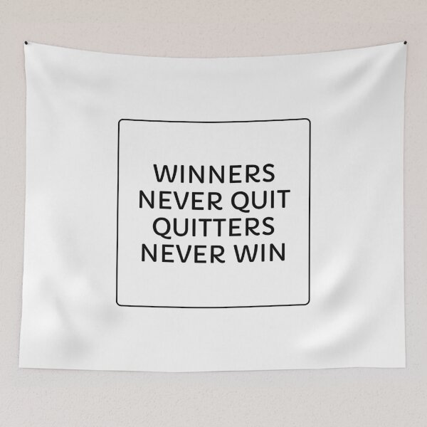 Item preview, Winners never quit quitters never win designed and sold by Inspirationmotivation.
