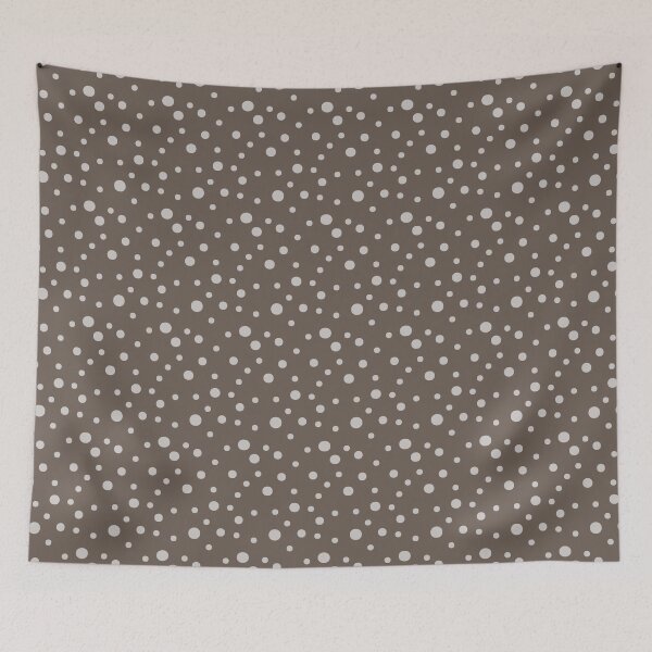 Item preview, Taupe Beige Polka Dots designed and sold by Sharon Schwalbe.