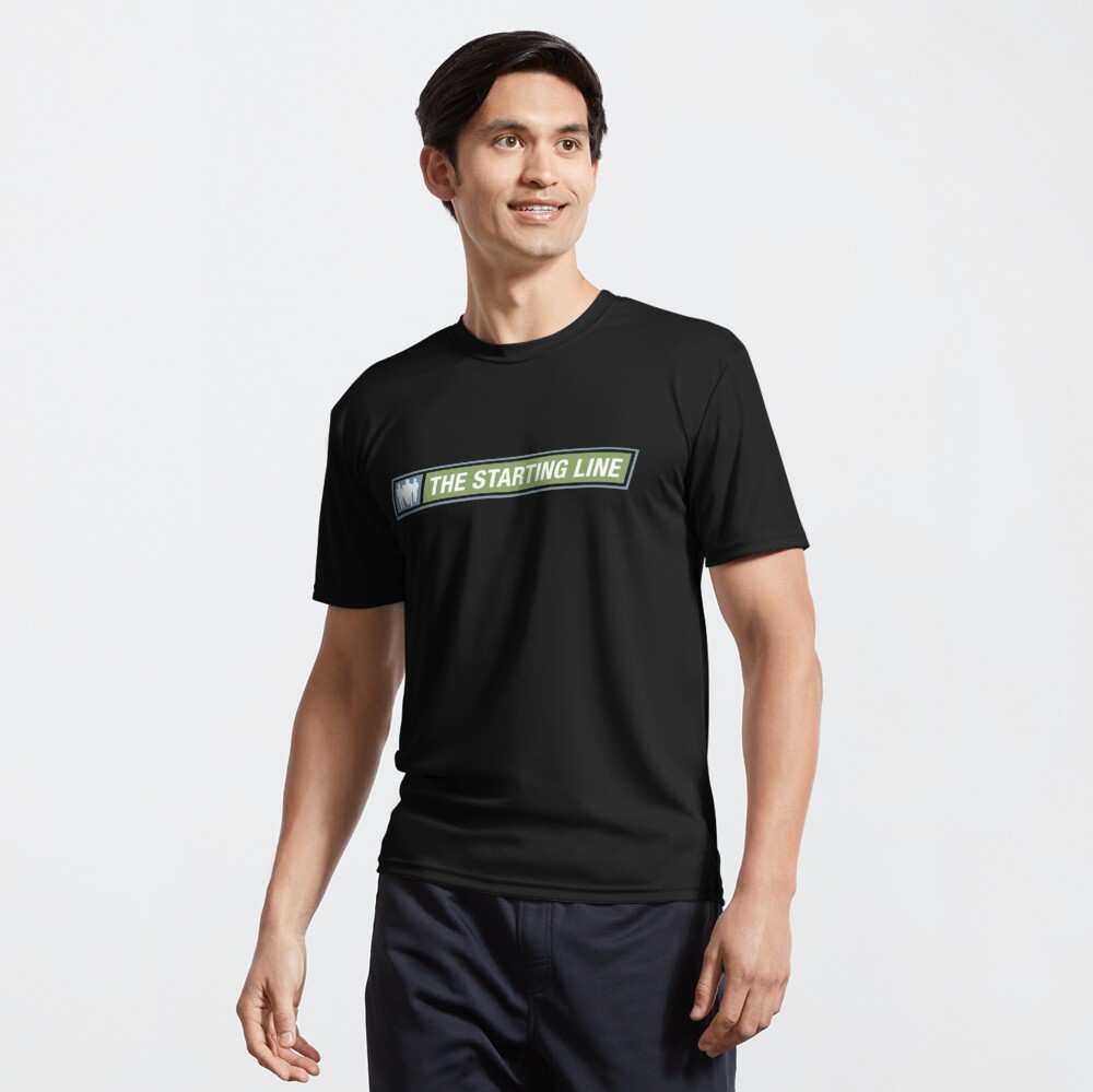 The Starting Line Logo Band Black" Active T Shirt for Sale by
