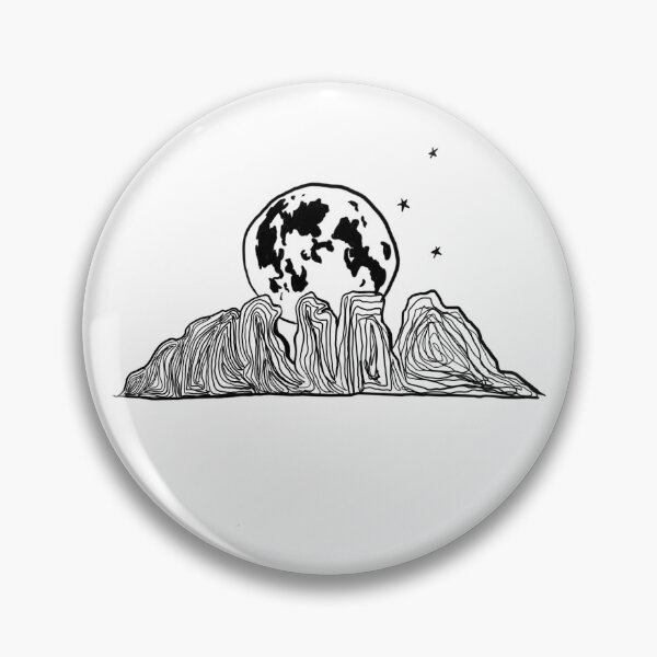 Item preview, Horsetooth tooth by the Moon (outline) designed and sold by All-In-Art.