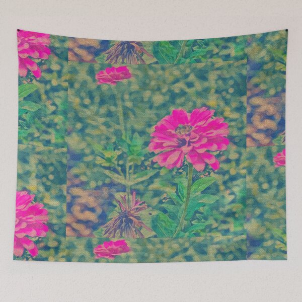 Item preview, Pink Wildflower_Tudor Place designed and sold by aboniteblanc.