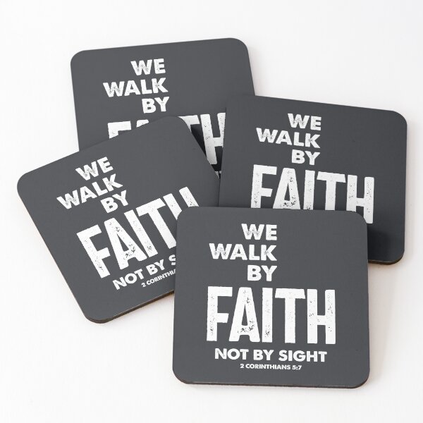 Item preview, 2 Corinthians 5:7 We Walk By Faith Not By Sight Tee | Christian  designed and sold by cidolopez.