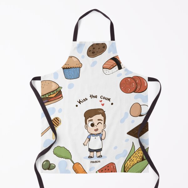 Kiss the cook (Bu without beard) Apron