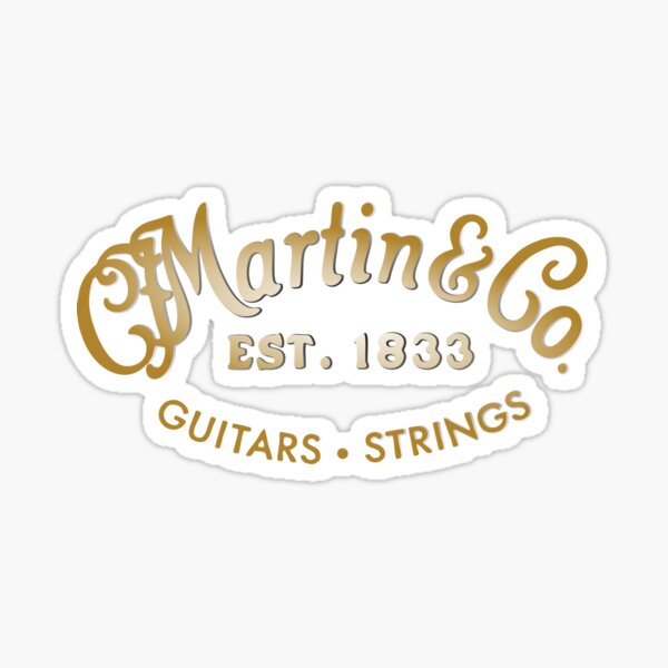 Martin Guitars Logo Stickers Redbubble