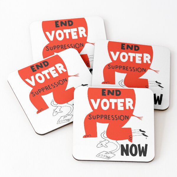 Item preview, End Voter Suppression designed and sold by Phil Marden.
