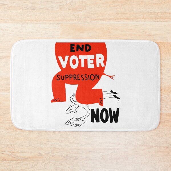 Item preview, End Voter Suppression designed and sold by Phil Marden.