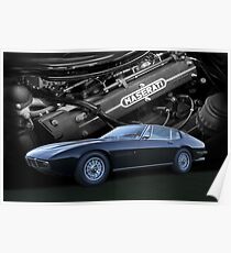 1967 Maserati Ghibli Poster