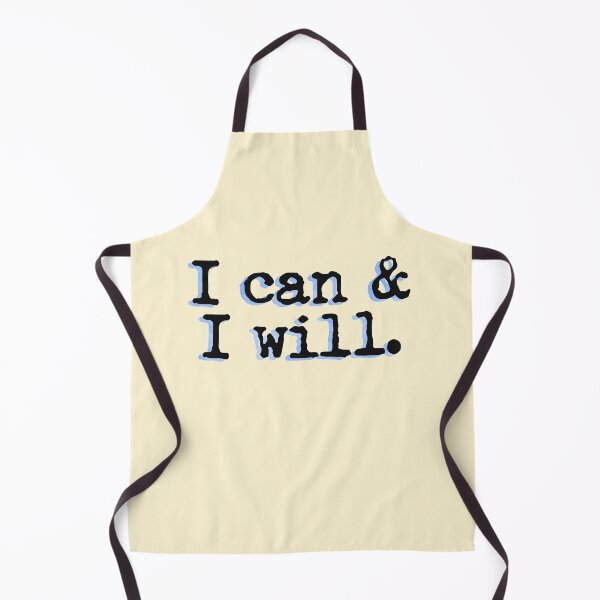 Item preview, I Can And I Will Typewriter Motivation Blue designed and sold by sharedipmemes.