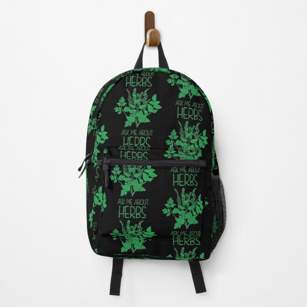 Item preview, Ask Me About Herbs Natural Medicine Herbalist print designed and sold by jakehughes2015.
