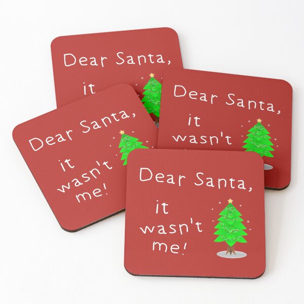 Item preview, Dear Santa. It wasn't me. designed and sold by Slap-Cat.