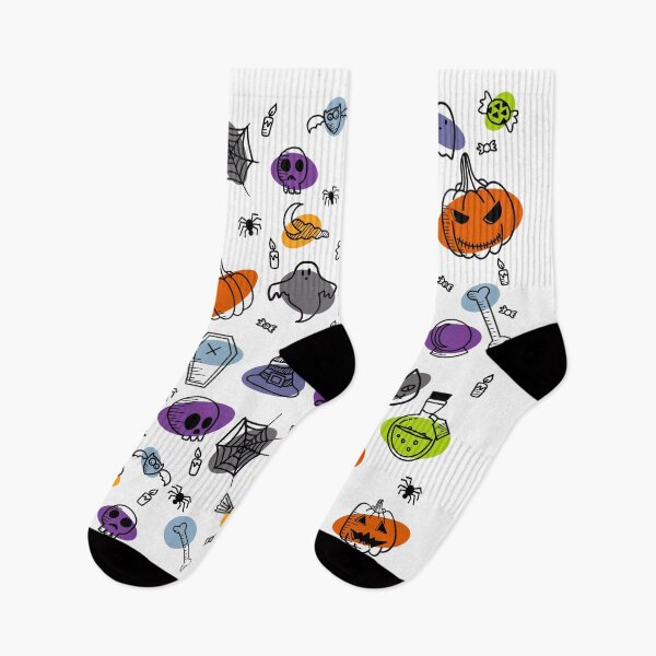 Item preview, Halloween doodles color 01 designed and sold by Wawamarket.