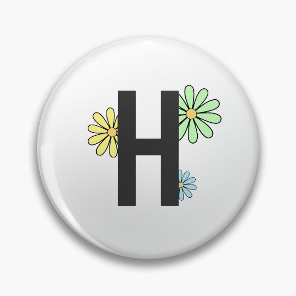 Item preview, Floral Letter H designed and sold by passionatelyem.