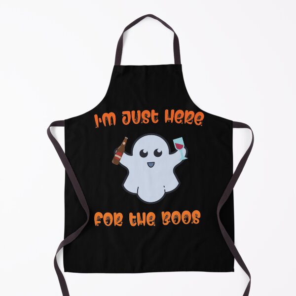 Item preview, I'M JUST HERE FOR THE BOOS! | Cute Halloween Drinking Theme designed and sold by chris-ellis-art.
