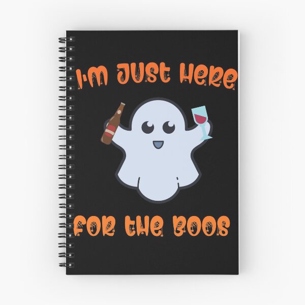 Item preview, I'M JUST HERE FOR THE BOOS! | Cute Halloween Drinking Theme designed and sold by chris-ellis-art.
