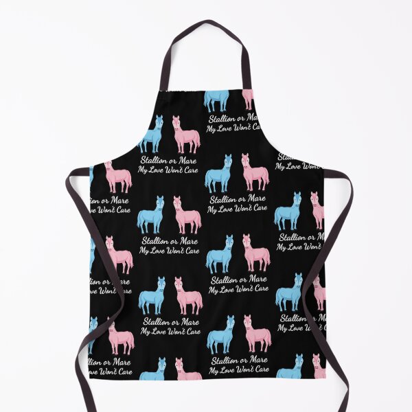 Item preview, Horse Theme Gender Reveal Stallion Or Mare My Love Wont Care print designed and sold by jakehughes2015.