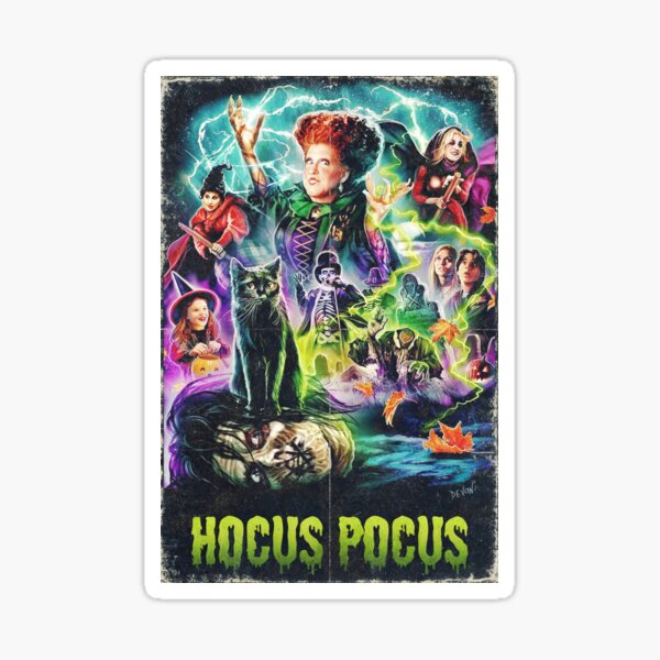 Sanderson Sisters Hocus Pocus Halloween Gift Sticker