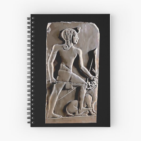 Item preview, Young Rameses II with bow, and arrow, grasping the mane of a lion. (Or the god Shed) (2) designed and sold by DotorEaon.