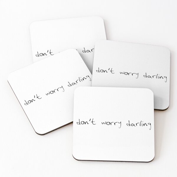 Item preview, don't worry darling in harry's handwriting designed and sold by kissyhan.