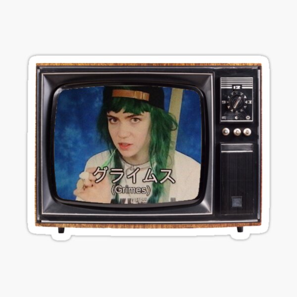 Artikel-Vorschau von Grimes Japanisches Fernsehen, designt und verkauft von psychicjade.