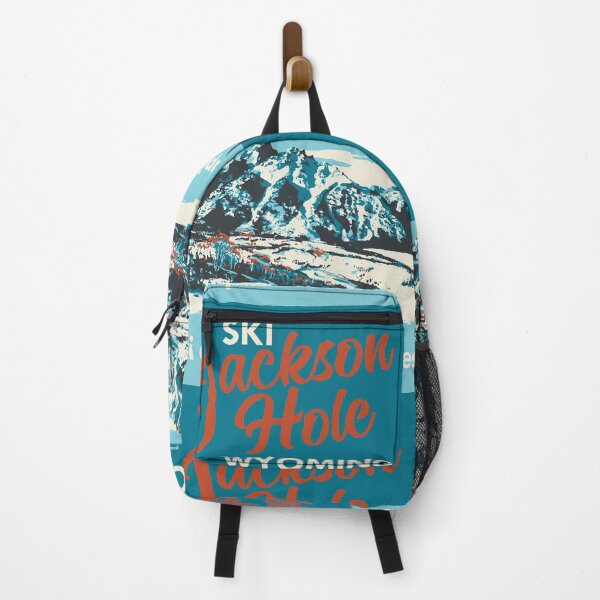 Item preview, Ski Jackson Hole Wyoming Vintage Ski Poster designed and sold by ROEDERcraft.