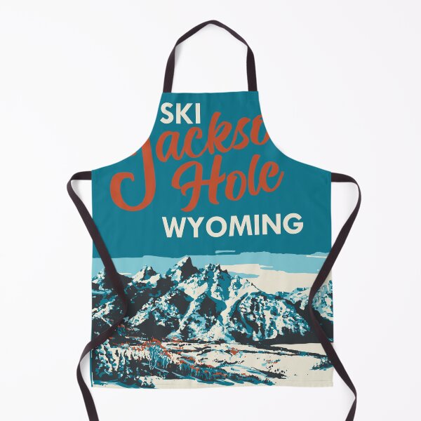 Item preview, Ski Jackson Hole Wyoming Vintage Ski Poster designed and sold by ROEDERcraft.