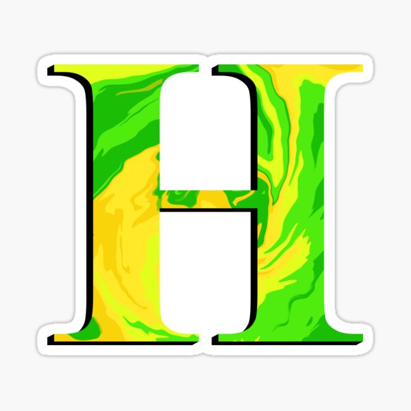 Item preview, Tie-Dye Letter H designed and sold by Jada Fontanez.
