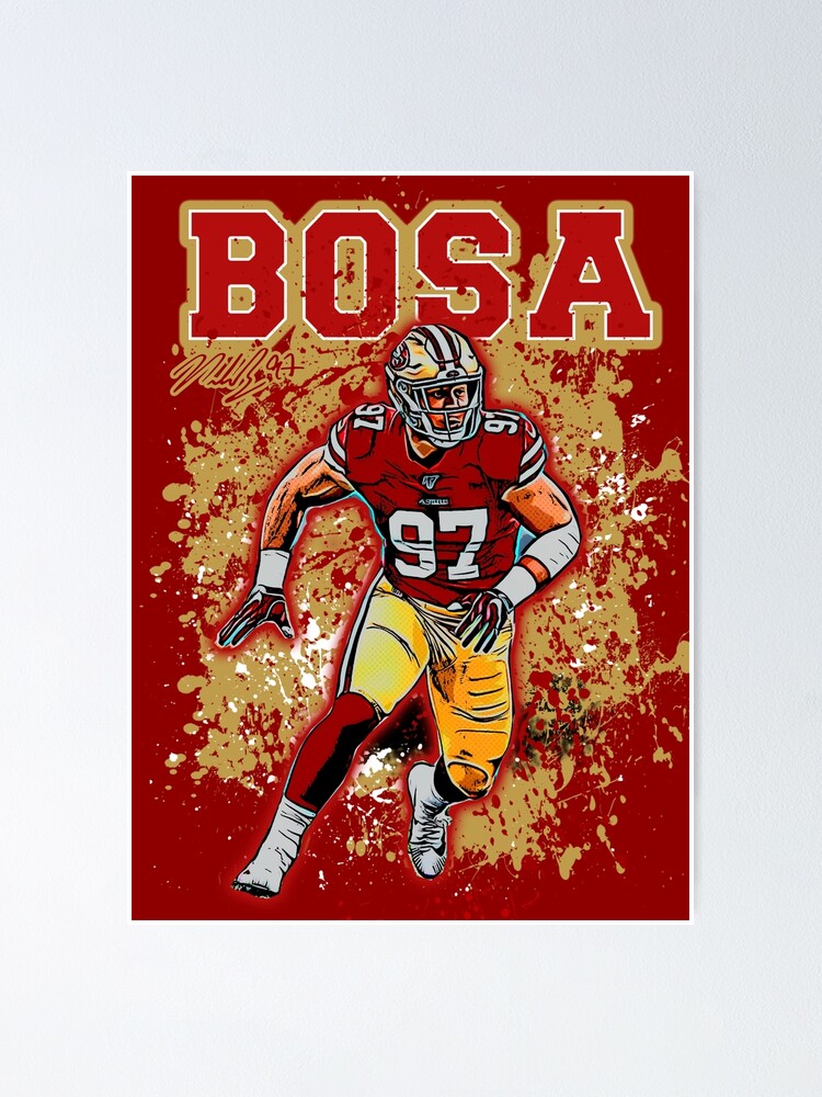 Women's San Francisco 49ers Nick Bosa Nike Gold Team Inverted Legend Jersey