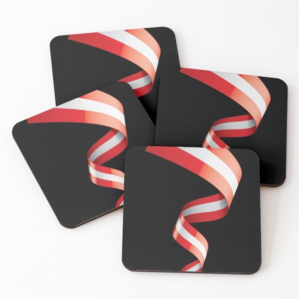 Item preview, Austrian wavy flag Österreich designed and sold by elhefe.