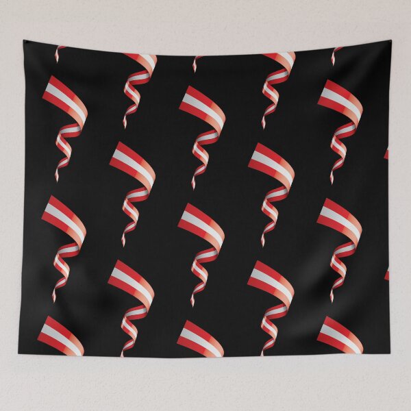 Item preview, Austrian wavy flag Österreich designed and sold by elhefe.