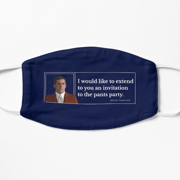 Invitation to the Pants Party - Brick Tamland Mask