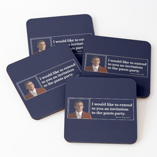 Item preview, Invitation to the Pants Party - Brick Tamland designed and sold by Primotees.
