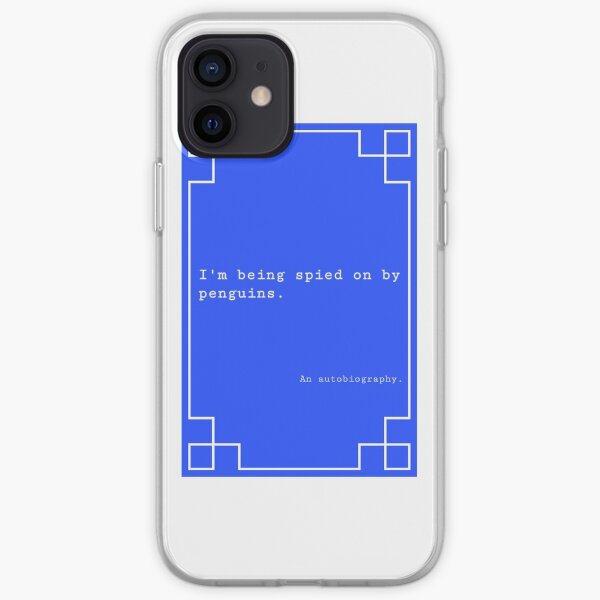 Penguin Spy Book Cover iPhone Soft Case